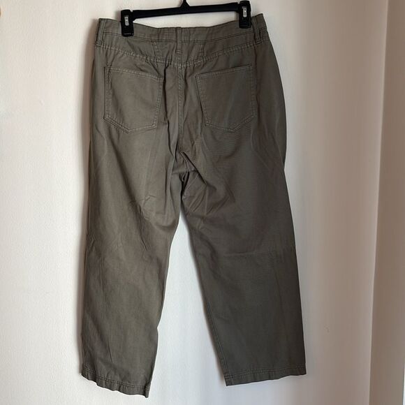 Pistola Women’s high rise barrel army green Khaki Cargo Pants size 27 EUC! - Picture 7 of 11